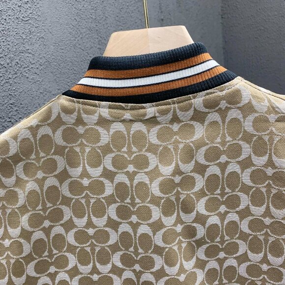 Coach Patchwork All Over Print Jacket Baseball Jacket - Picture 5 of 9